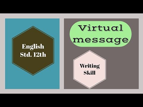 Drafting a Virtual Message | Std 12th | Writing Skills | HSC | ENGLISH | JD DIGITAL LEARNING
