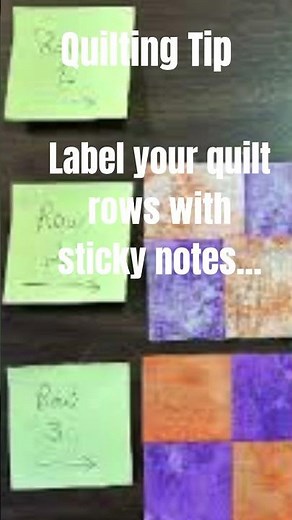 This Sticky Note Trick Makes Quilting So Easy!
