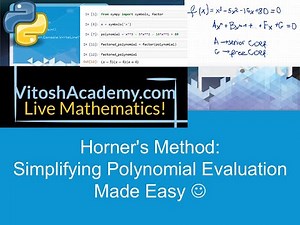 Horner's Method: Simplifying Polynomial Evaluation Made Easy