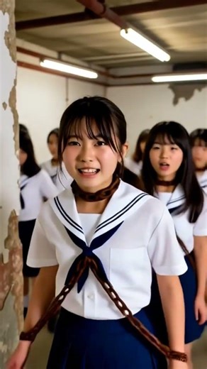 廃墟で遊ぶ女の子達 #ai