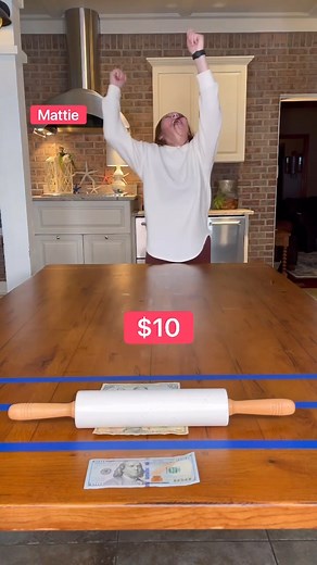 204K views · 815 reactions | Don't roll it too far!  #moneyball #rollingpin #games #gamenight #winbig | Klem Family | Facebook