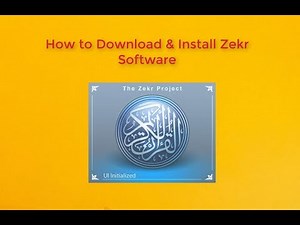How to Download & Install Zekr Software | Zekr for Windwos, Ubuntu, Mac , Linux