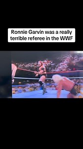 Rugged Ronnie Garvin was TERRIBLE as referee. Well dressed though! #WWF #wwe #wrestling #RonnieGarvin #referee | BLPRooster