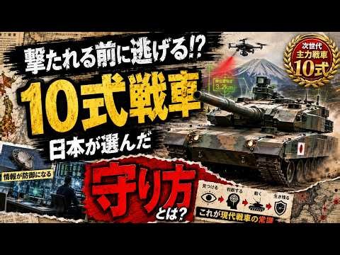 【徹底解説】10式戦車が採用した「撃たれないための」驚異のシステム