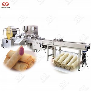 [Hot Item] Automatic Spring Roll Pastry Making Mini Spring Roll Folding Machine