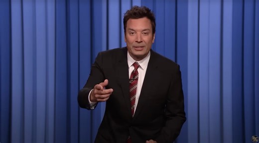 Jimmy Fallon’s Trump Tirade ‘Hijacked’ by Fawning Voiceover in Censorship Skit: ‘You Can Quote Me on That!’