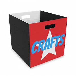 CRAFTS Star Felt Storage Box | Kids Toy Organizer - Etsy