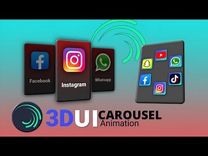 Next-Level 3D UI Animation ✨ in Alight Motion | Smooth Carousel Effect Tutorial