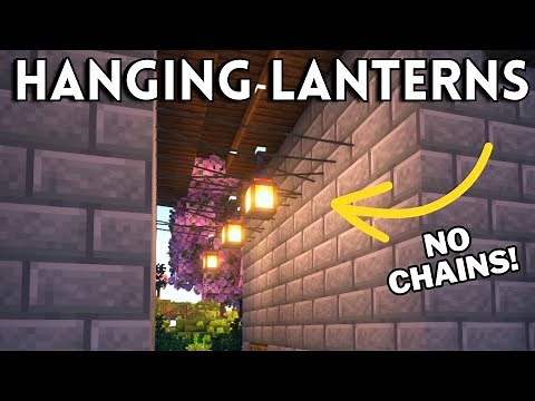 Make Hanging/Rope Lanterns in Vanilla Minecraft!