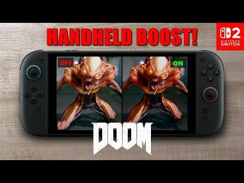 DOOM Handheld Boost ON vs OFF | Nintendo Switch 2