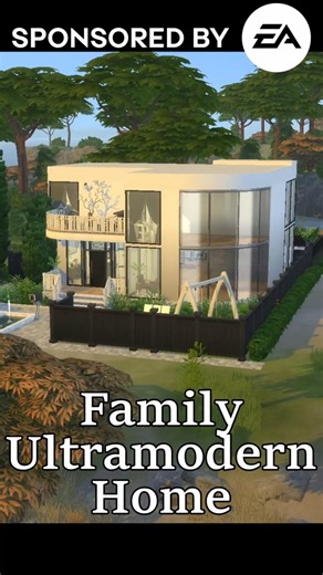 Stunning Ultra-Modern Family Home | Sims 4 NO CC