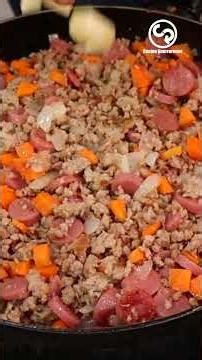 Pork hash with sausage