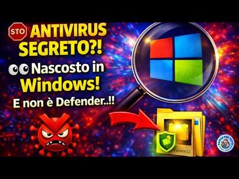 Antivirus Segreto di Windows: Rimuove Malware, e non è Defender.