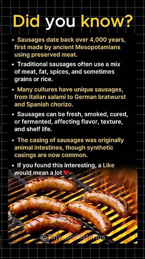 Things You Didn’t Know About Sausages
