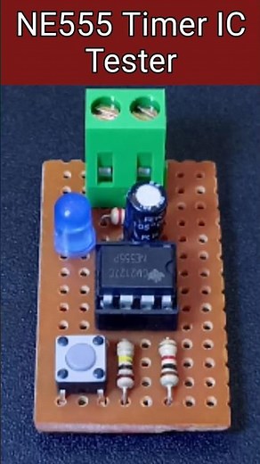 DIY NE555 timer ic tester