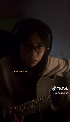 that's all that i need to hear #allineedtohear by #the1975 #acoustic #cover #fyp #fypシ