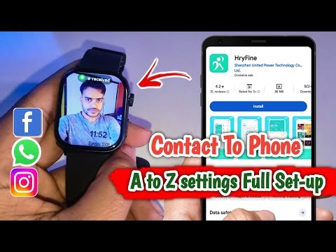 hryfine watch ko mobile se kaise connect kare|hryfine app se watch kaise connect kare