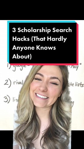 3 Scholarship Search Hacks Everyone Should Know