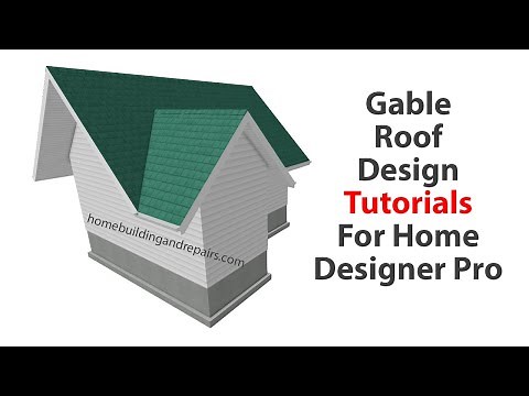 Gable Roof Design Tutorial - Home Designer Software Ideas