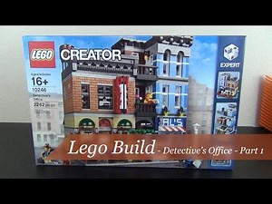 Let's Build - Lego Detective's Office Set #10246 - Part 1