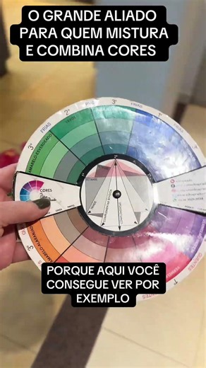 O GRANDE ALIADO PARA QUEM QUER APRENDER MAIS DE CORES, PARA MISTURA E COMBINAÇÃO A FERRAMENTA ÚNICA