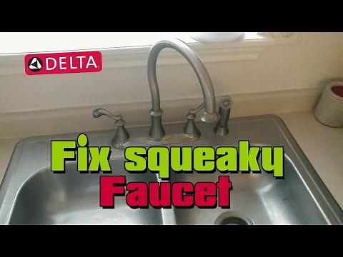 Fix squeaky Delta faucet by replacing the stem assembly