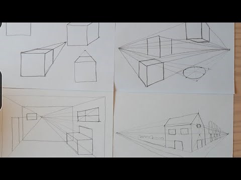 Introducción al dibujo en perspectiva. Tutorial básico y sencillo para seguir paso a paso.