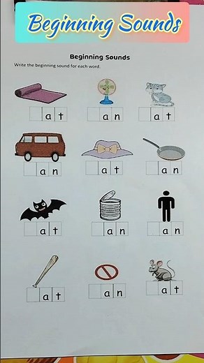 Beginning Sounds #beginning #sound #phonics #english #shorts