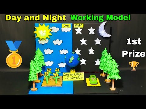 Day and Night science project | Day and Night working model | Day and night project model