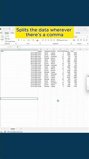 Split Excel Columns Automatically with VBA (Save Hours of Work)