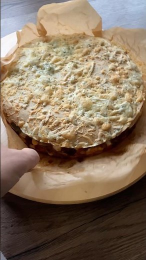 Mexican tortilla pie – layered tortilla with beef