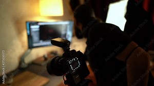 In home photography studio | photoshoot DIY set up | Camera system, light and screen