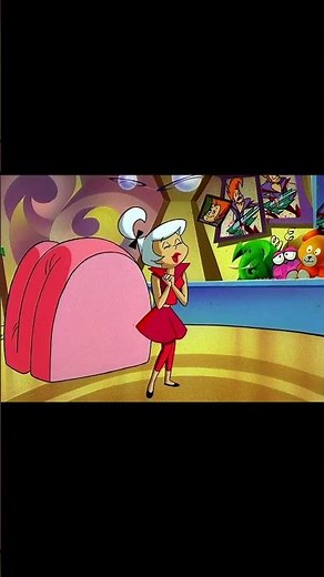 Judy Jetson enjoys her new room in Jetsons: The Movie (1990) #jetsons #scificartoon #sciencefiction