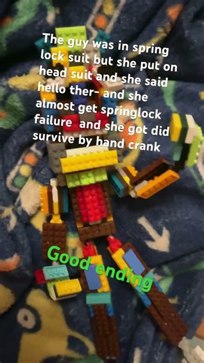 This is full good ending of springlock failure and she survive by hand crank!￼