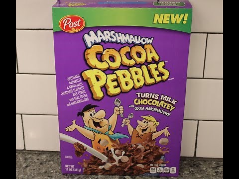 Marshmallow Cocoa Pebbles Cereal Review