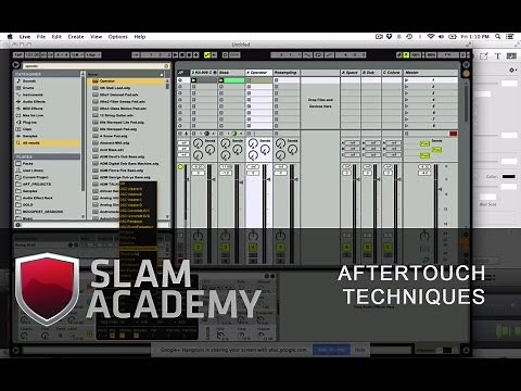 Ableton Live Tutorial: Aftertouch Techniques