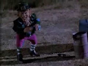 Leprechaun 1992 cleaning shoes