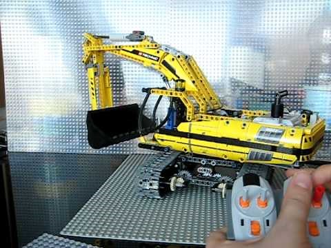 LEGO Technic 8043 - Motorisierter Raupenbagger Funktionstest