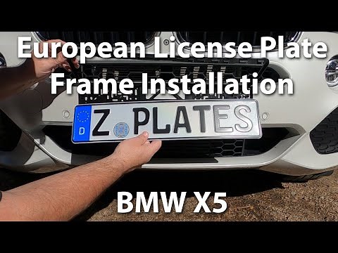 BMW X5 European Frame Installation