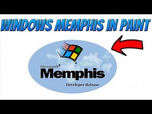 How to Draw Windows 2000, Memphis, Neptune In MS Paint (Tutorial) Realistic Unreleased Versions