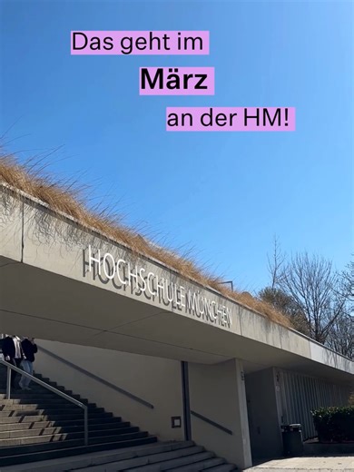 Event-Highlights der Hochschule München im März