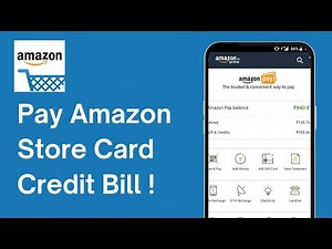 Pay Your Amazon Store Card Bill Online