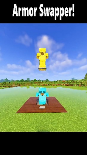 91 reactions | Minecraft Armor Swapper! #minecraft #minecraftbuilding #minecraftbuilds #minecrafttutorial | Itseasycraft | Facebook
