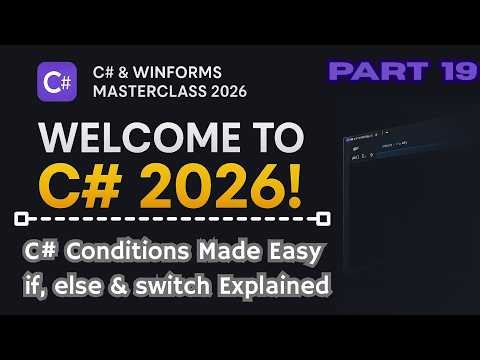 C# Login System Explained! Learn if, else & switch with WinForms