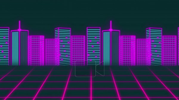 Animation of digital city over shapes. Global business and digital interface concept digitally generated video Stock Video Footage - Alamy