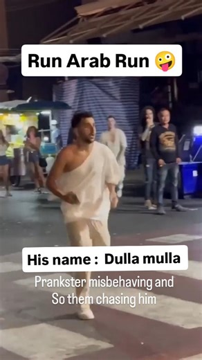 Faranged in Thailand 🥊🤪 on Instagram: "This Arab man name Dulla mulla, him is Arab 🤡 Him like make pranks and make problems. No respect to people 👎👎🐐🐐 🐐"