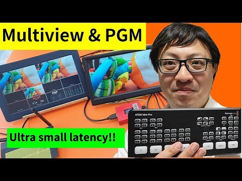 NOT ATEM streaming bridge ! ultra small video latency ! RTMP to HDMI adapter with atem mini pro