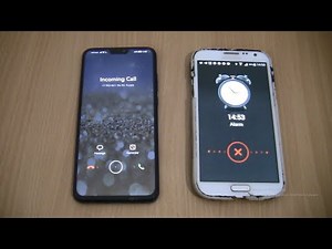 Incoming call & Alarms clock at the Same Time Samsung Galaxy Note 2+HONOR 8X