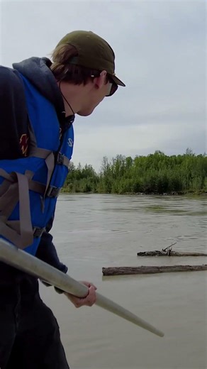 Debris at the Tanana River Test Site in Alaska