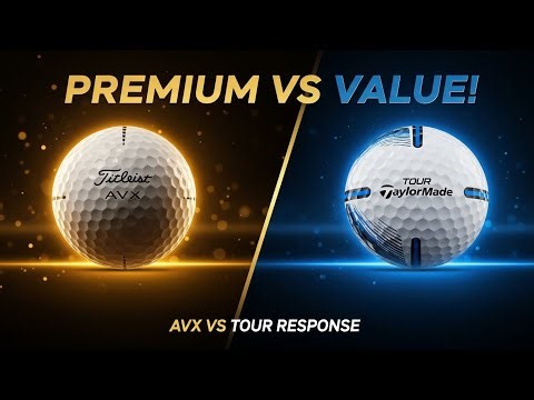 Titleist AVX vs TaylorMade Tour Response Review and Comparison: Golf Ball Review & Comparison 2025